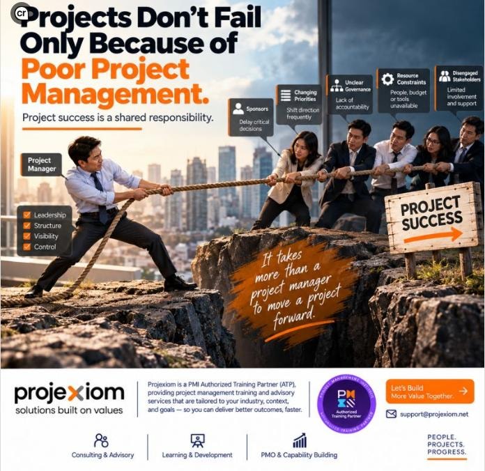 When a project struggles, it's easy to look at the project manager.